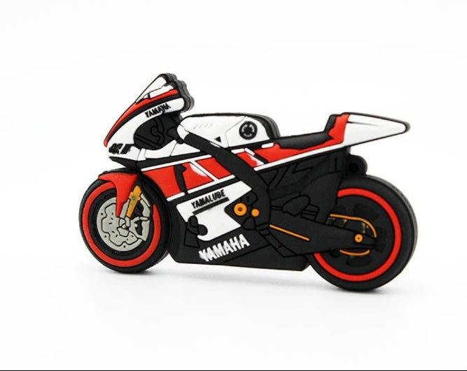 Unidad USB de dibujos animados Unidad USB de muñeca Unidad USB de motocicleta