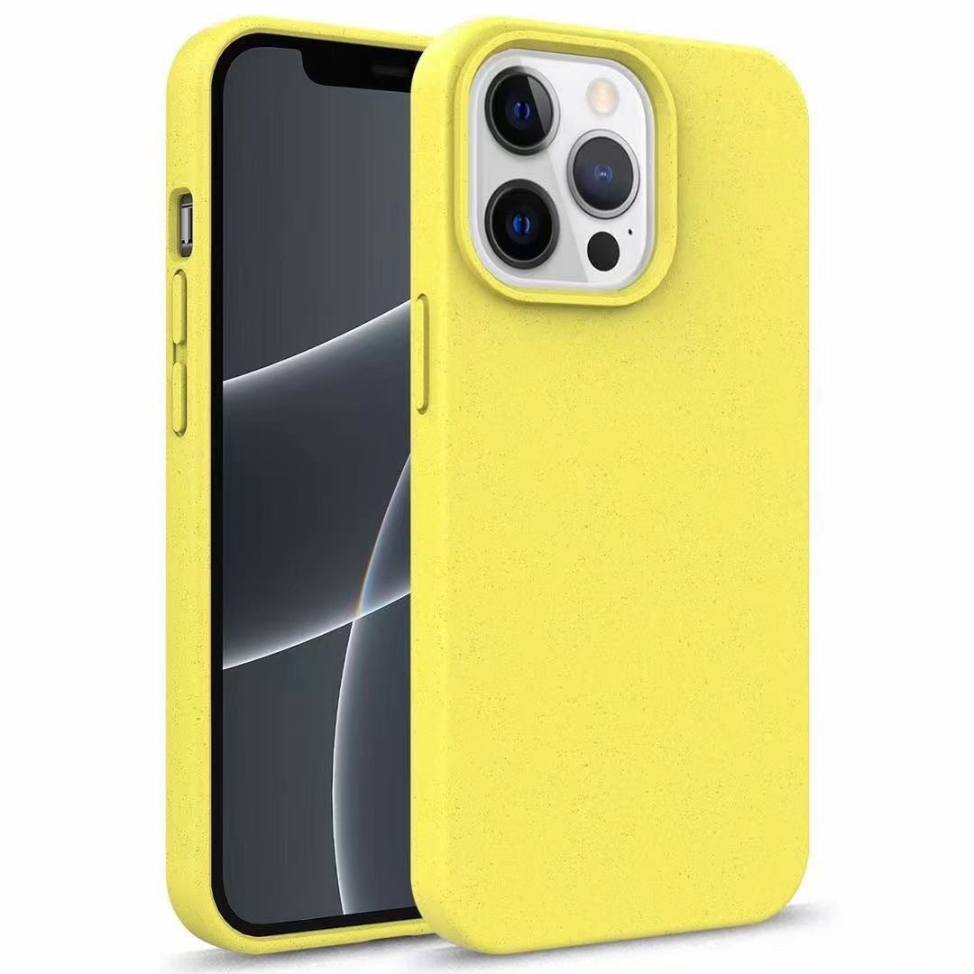 Funda para teléfono biodegradable y compostable de paja de trigo ecológica