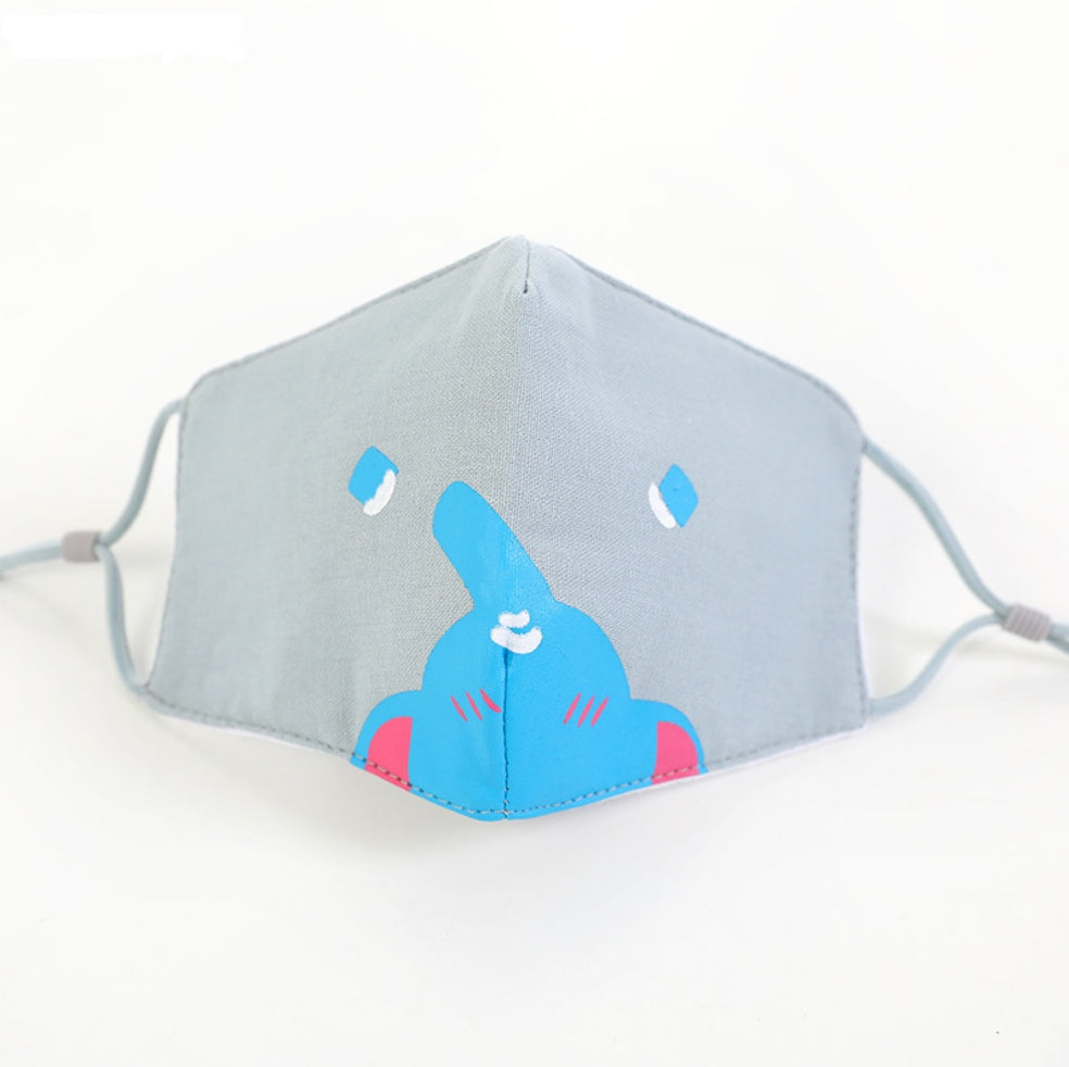Mascarilla facial de algodón de cartón para niños y adultos