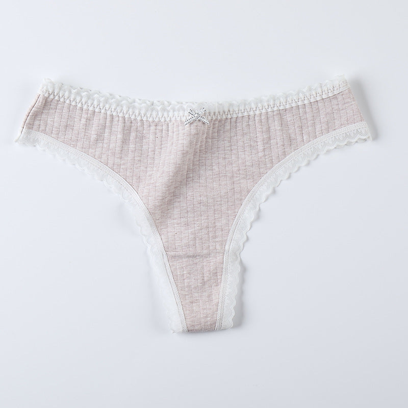 Cotton antibacterial Thongs Women Casual Fashion Everyday Streetwear