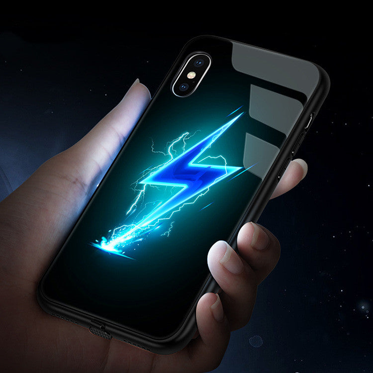 Compatible con Apple, funda de vidrio templado para teléfono móvil activada por voz