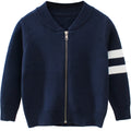 Chaqueta tipo cárdigan tipo suéter para bebé de estilo coreano para niños.