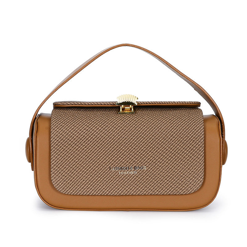 Elegante bolso bandolera cuadrado pequeño para mujer