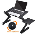 Mesa para portátil, soporte de escritorio, alfombrilla para ratón, portátil, plegable, diseño ergonómico, ajustable con