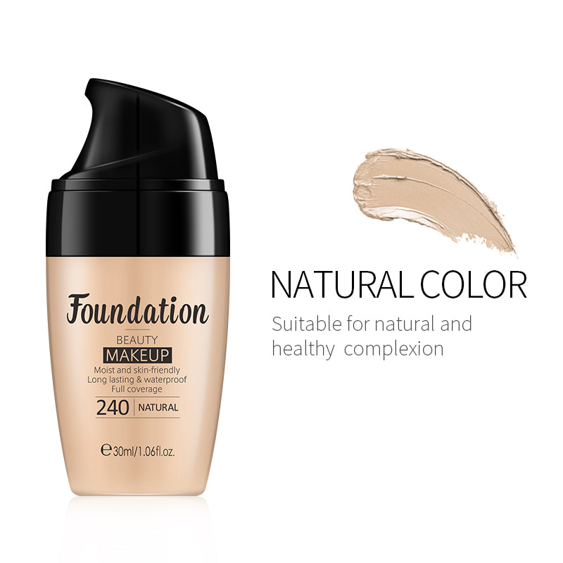 Base de maquillaje natural con corrector hidratante