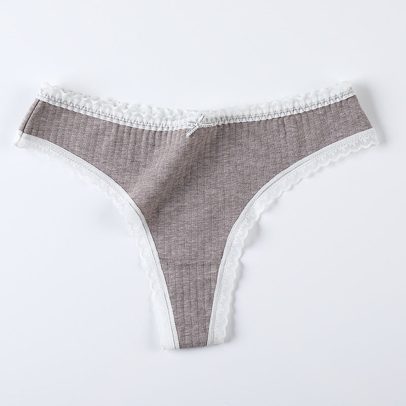 Cotton antibacterial Thongs Women Casual Fashion Everyday Streetwear