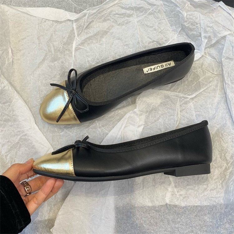 Zapatos planos bajos y versátiles para mujer