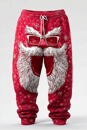 Mens Stylish Casual Printed Drawstring Sweatpants