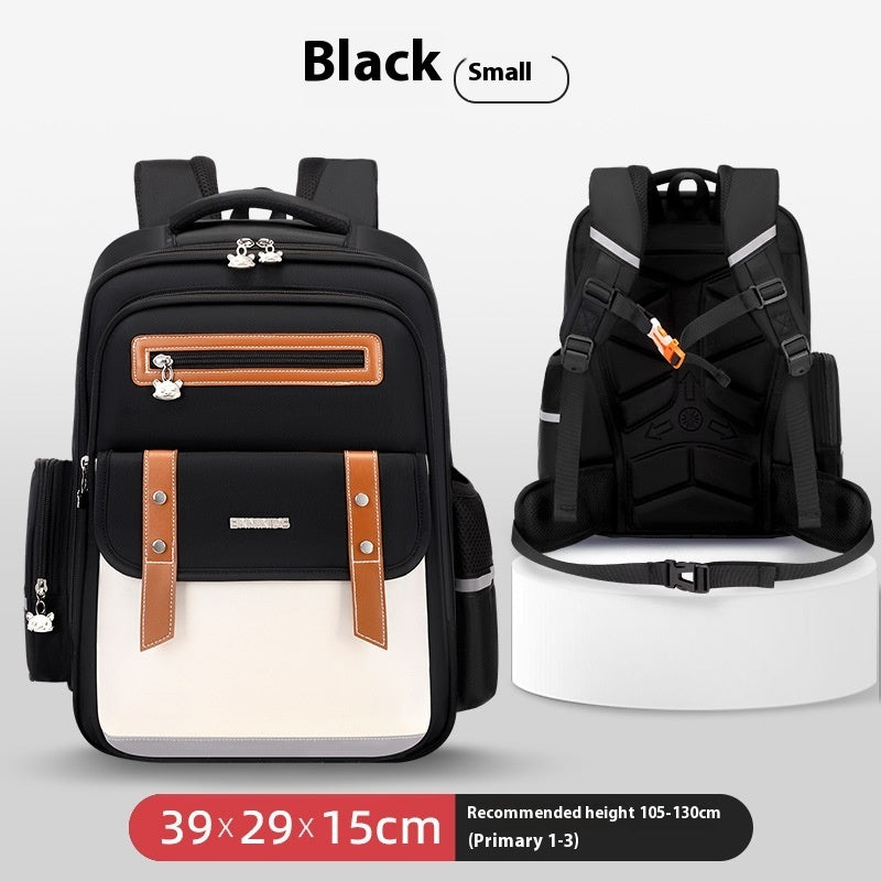 Mochila escolar de tela Oxford para niños de gran capacidad