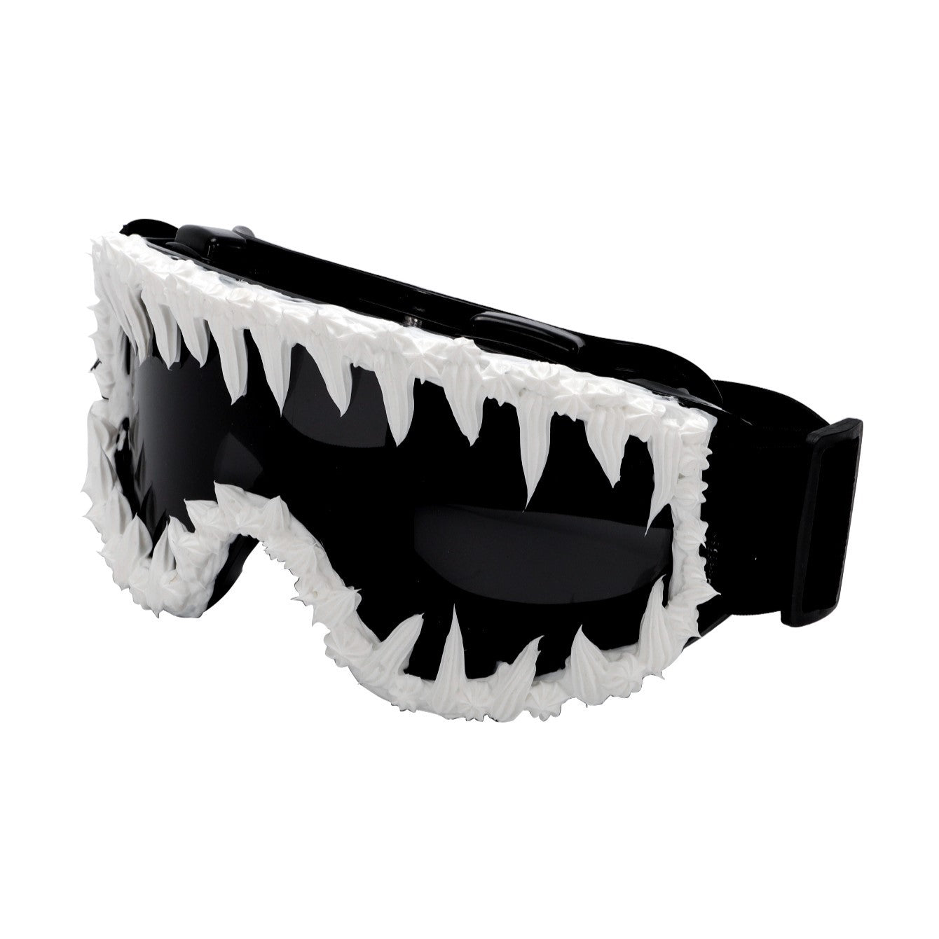 Dripping-Resin Glittery Reflective Sunglasses In Hip-HopRock Style