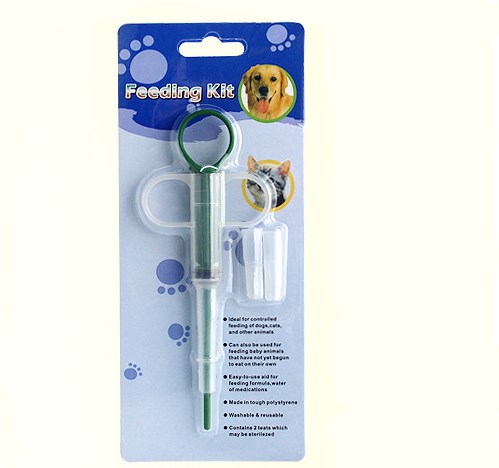 Dispositivo práctico para dispensar pastillas medicinales a tus mascotas. Envío directo.