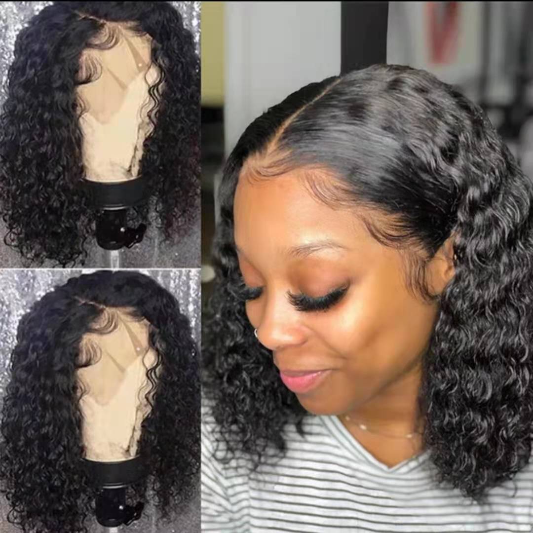 Cabello africano corto y rizado para mujer