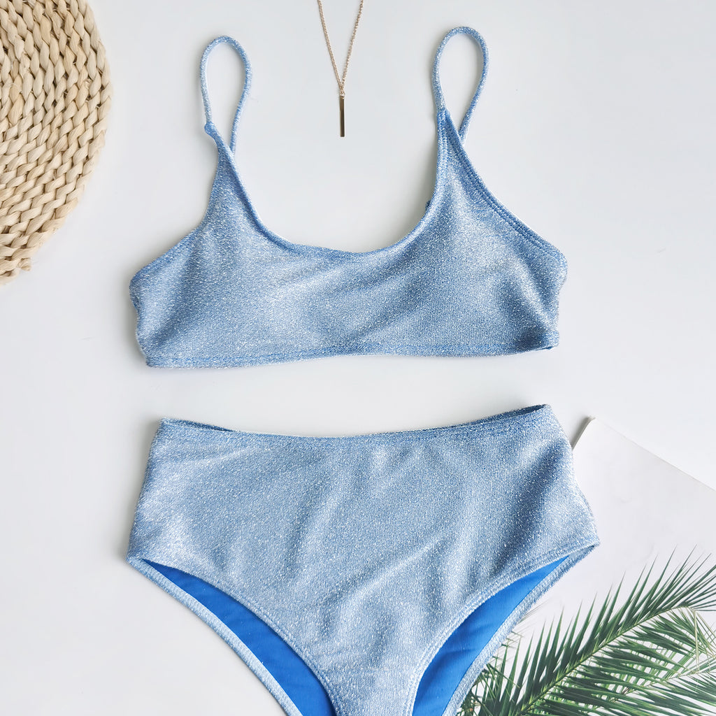 Bikini split swimsuit Women Two Piece Swimsuit Beach Vacation Summer