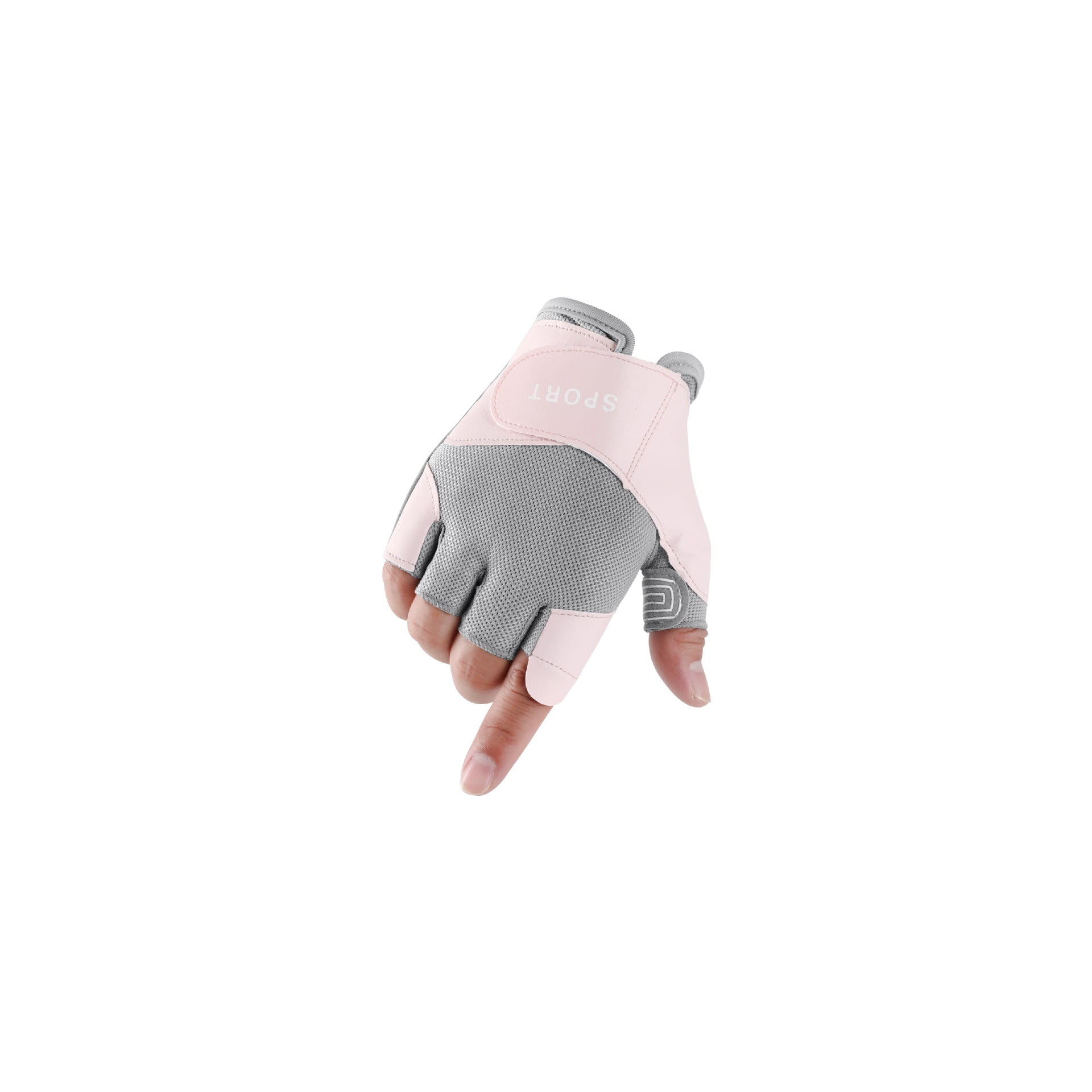 Guantes de medio dedo ligeros y transpirables para hombre y mujer, ideales para ciclismo, senderismo y fitness.