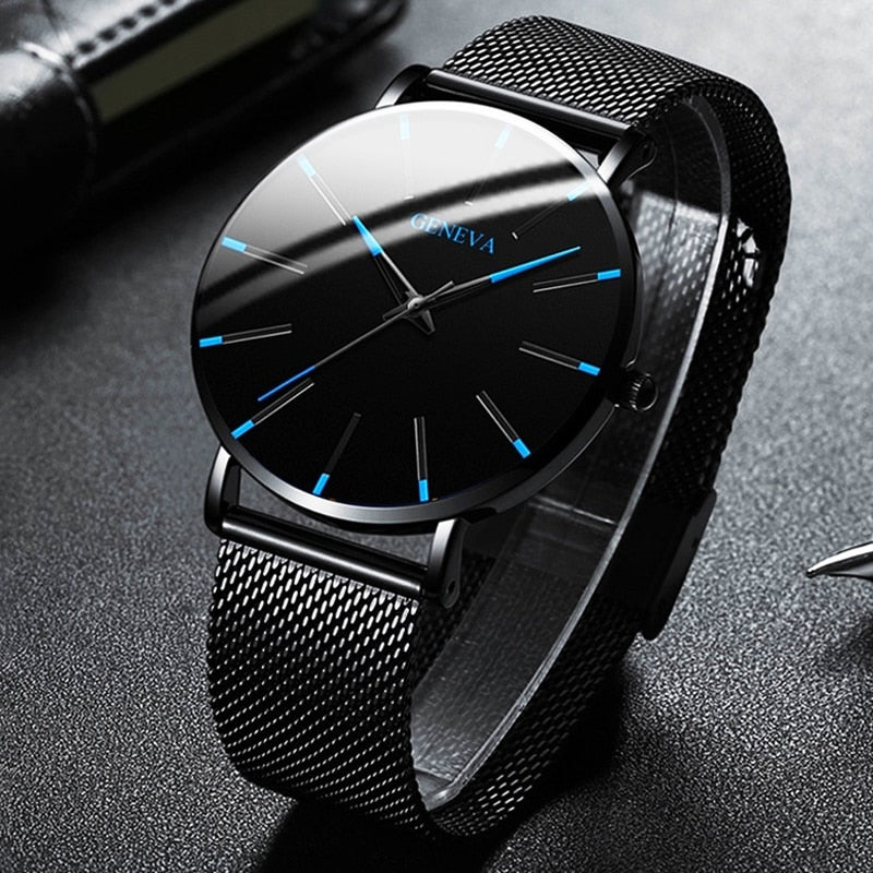 Business Net Belt Quartz Watch