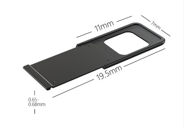 Pantalla de cámara de plástico, cubierta protectora anti-hackers para computadoras portátiles, tabletas y teléfonos móviles.