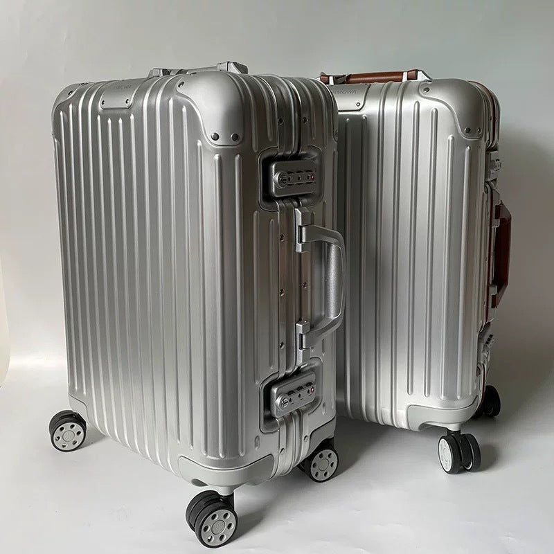 Equipaje de viaje de aleación de aluminio y magnesio resistente a caídas