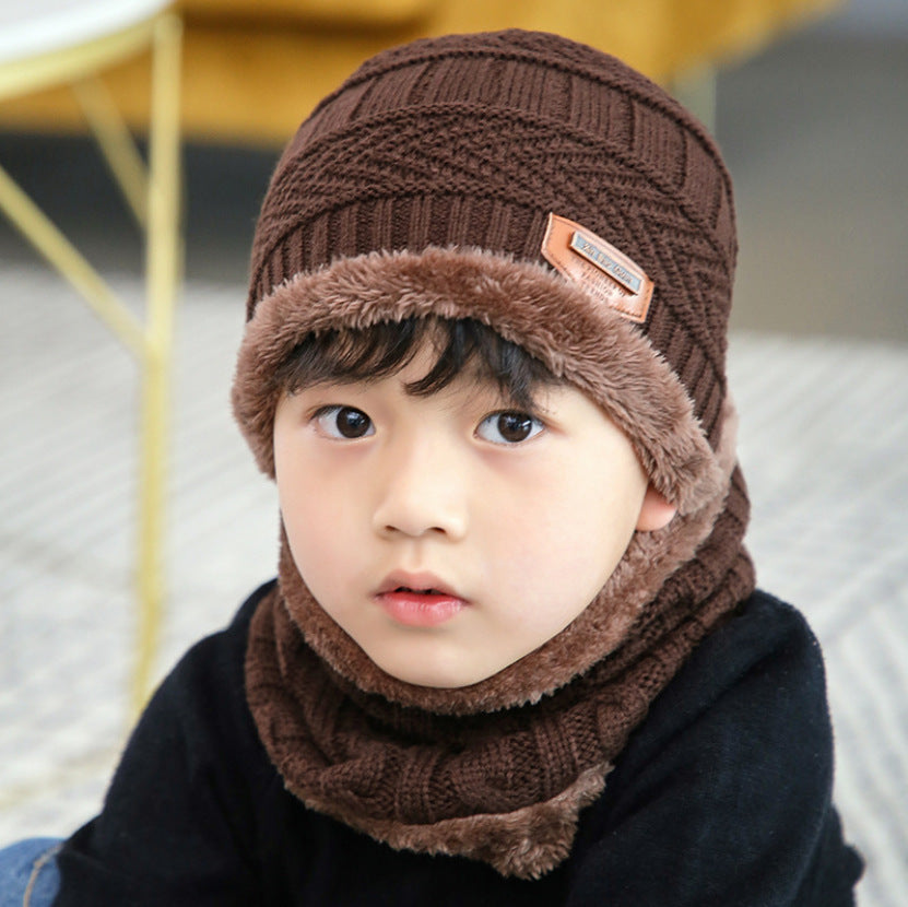 Gorro de punto cálido para niños