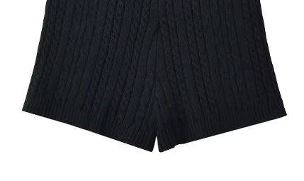 Pantalones cortos de punto Hot Girl para mujer