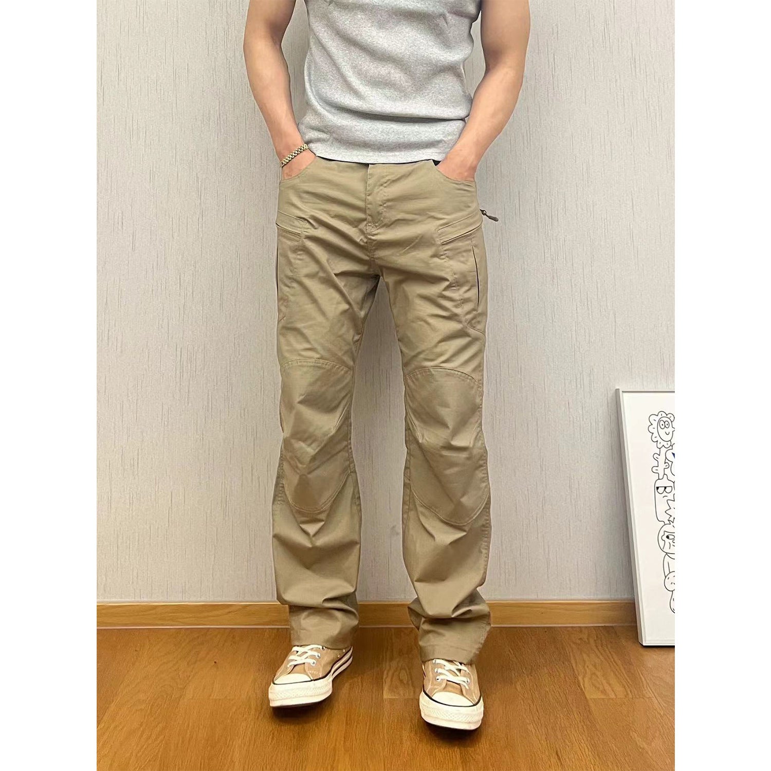 Pantalones de asalto tácticos de estilo militar con múltiples bolsillos