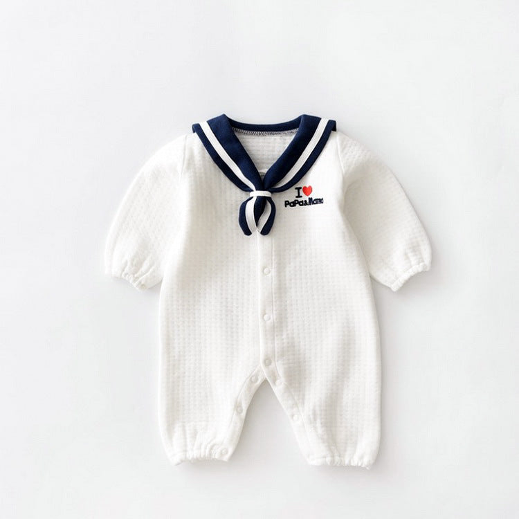 Ropa de bebé estilo marino Ropa para recién nacidos Monos de bebé