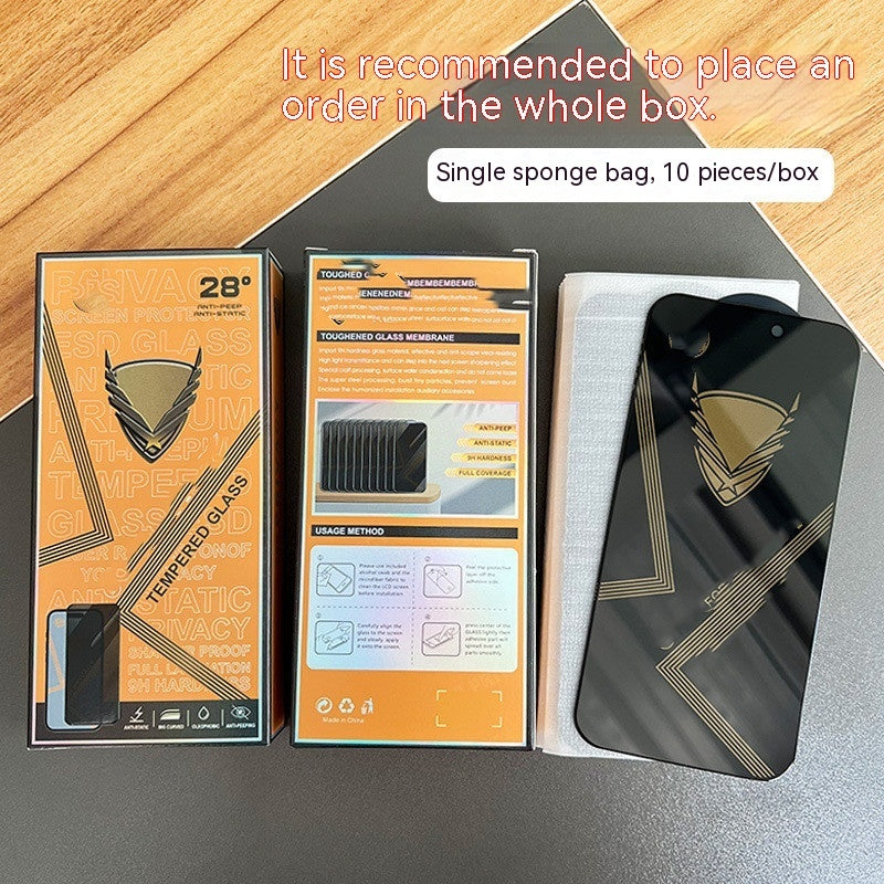Protector de pantalla de vidrio templado HD 8 para teléfono móvil, antiespía, 12 Pro, venta al por mayor