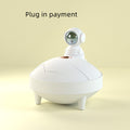 Humidificador de lámpara de astronauta con 2 modos de pulverización y cabezal giratorio de 360 ​​grados, lámpara de proyector con carga USB