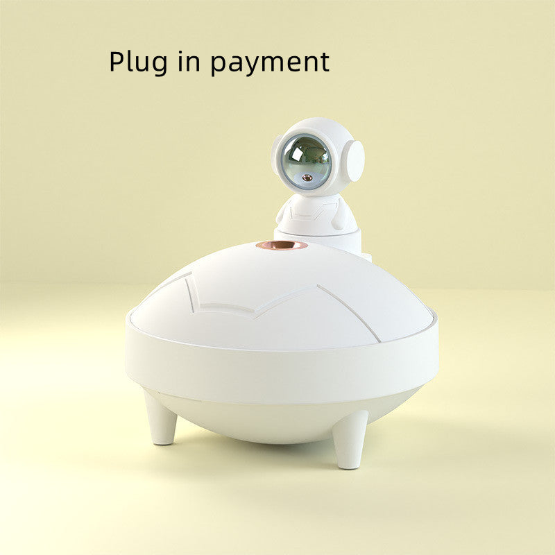 Humidificador de lámpara de astronauta con 2 modos de pulverización y cabezal giratorio de 360 ​​grados, lámpara de proyector con carga USB