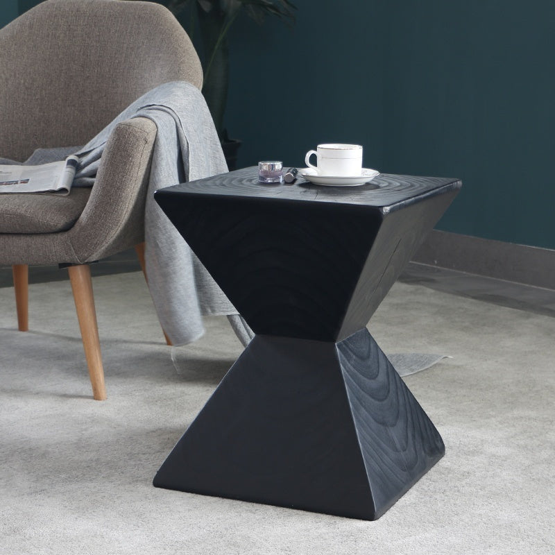 Sofá de troncos Ji Ji Feng y mesa de té, mesa auxiliar creativa para sala de estar, muebles para hoteles y casas de familia.