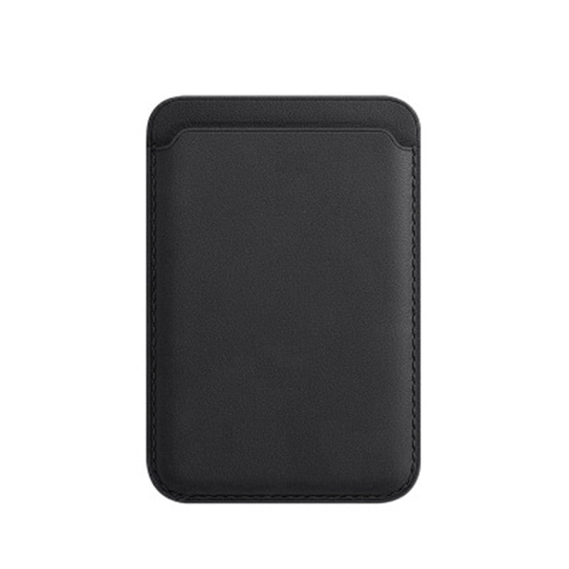 Compatible con Apple, funda protectora de cuero con bolsa para tarjeta magnética