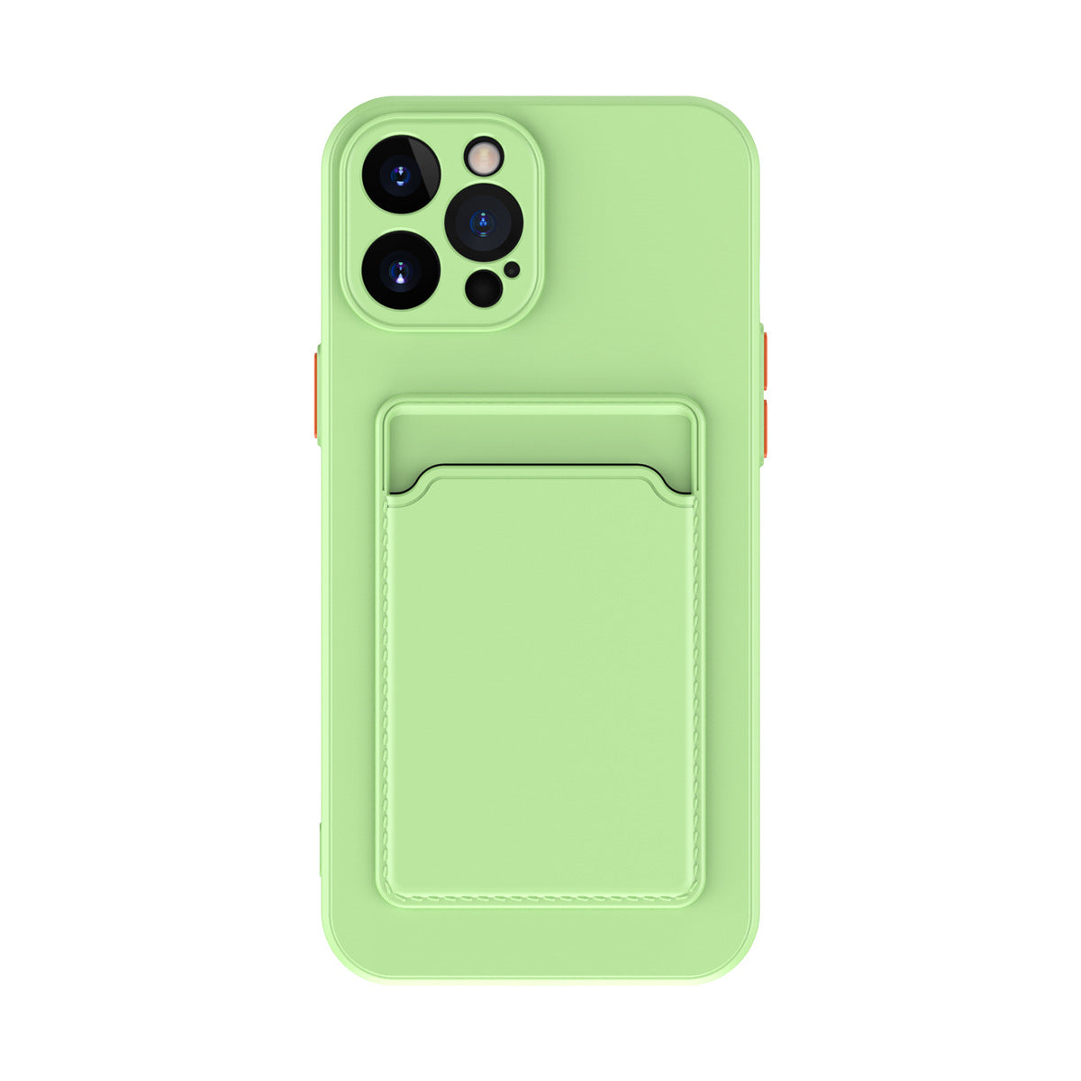 Funda de silicona líquida para teléfono de color puro y sencillo