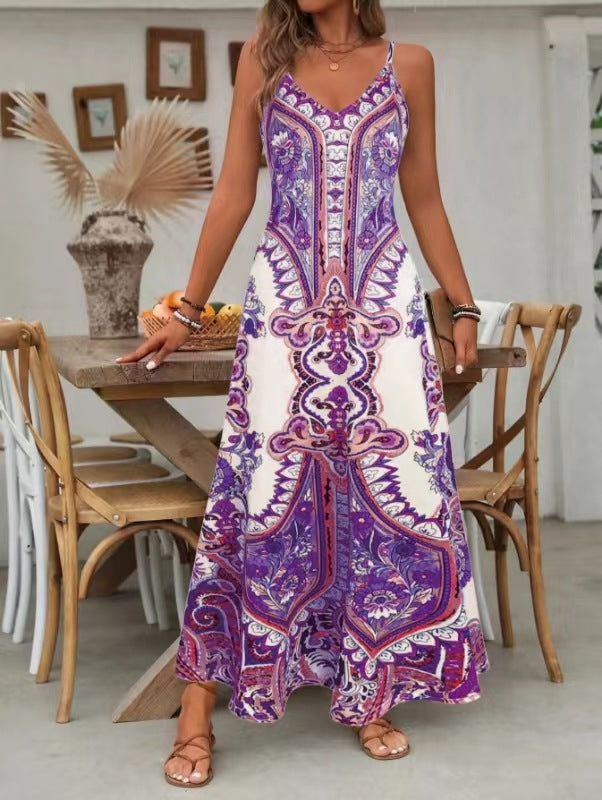 Loose-fitting Figure-flattering Sun-protective Slip Dress