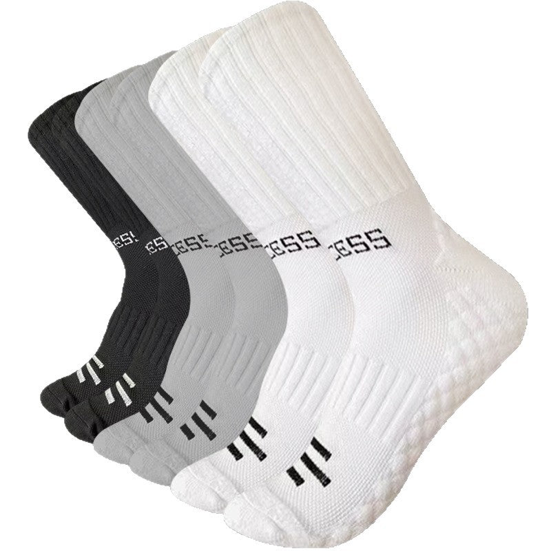 Calcetines deportivos con suela tipo toalla para una mayor absorción del sudor y transpirabilidad.