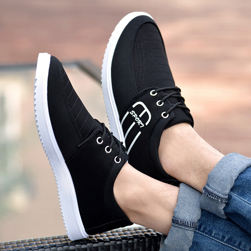 Nuevos zapatos de aire de otoño, zapatos casuales para hombre, zapatillas de deporte, zapatos de moda coreanos sin cordones