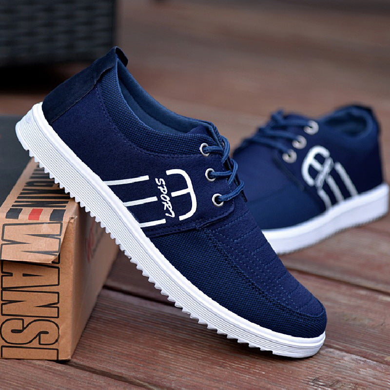 Nuevos zapatos de aire de otoño, zapatos casuales para hombre, zapatillas de deporte, zapatos de moda coreanos sin cordones