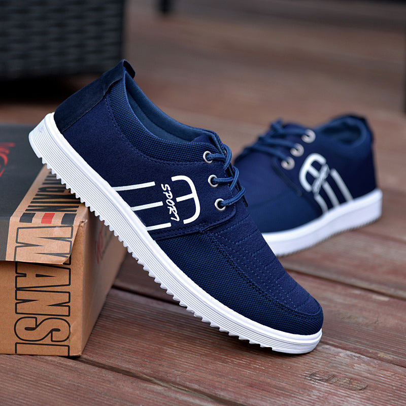 Nuevos zapatos de aire de otoño, zapatos casuales para hombre, zapatillas de deporte, zapatos de moda coreanos sin cordones