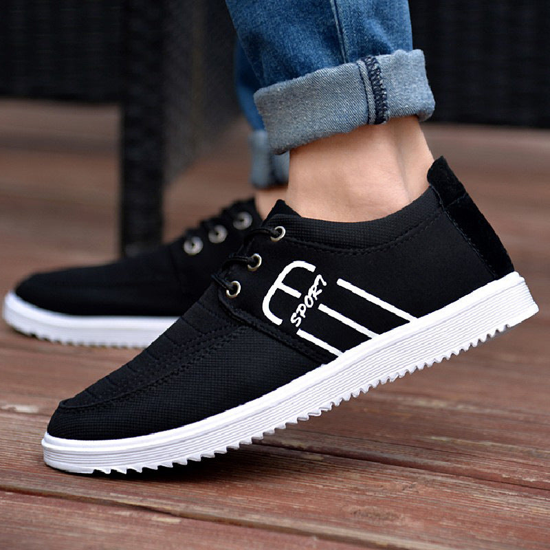 Nuevos zapatos de aire de otoño, zapatos casuales para hombre, zapatillas de deporte, zapatos de moda coreanos sin cordones