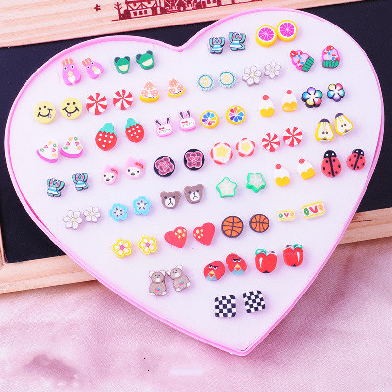 Conjunto de pendientes para niñas pequeñas - Niñas