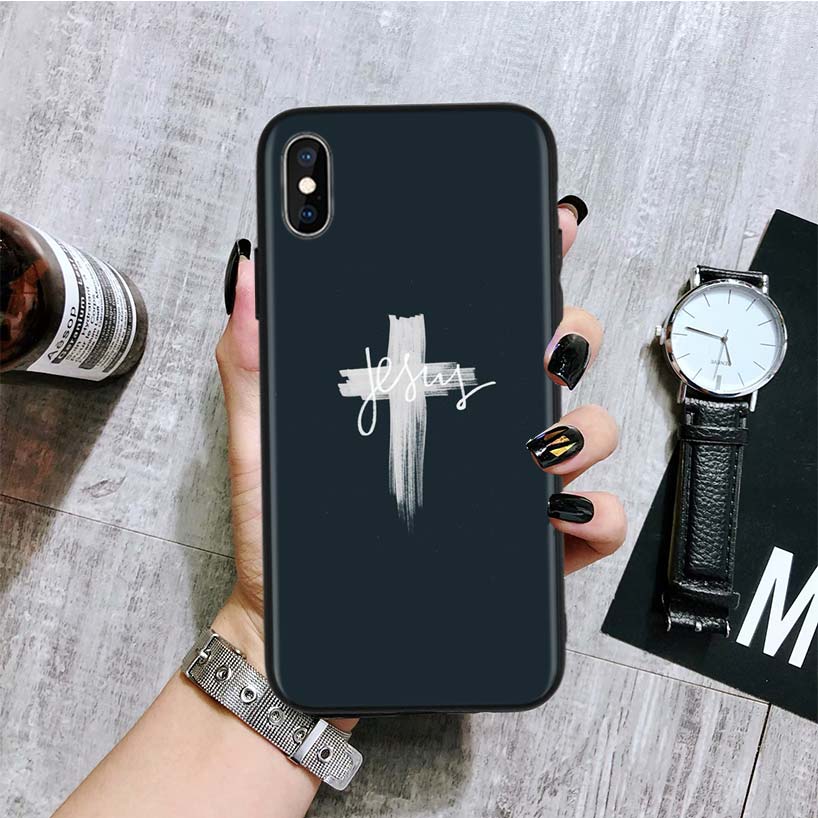 Funda para móvil con la cruz de Jesús