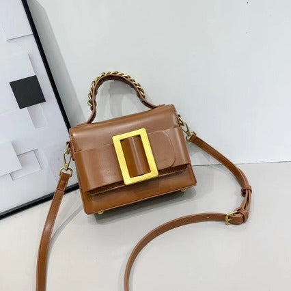 Bolso bandolera elegante de charol de alta gama para mujer
