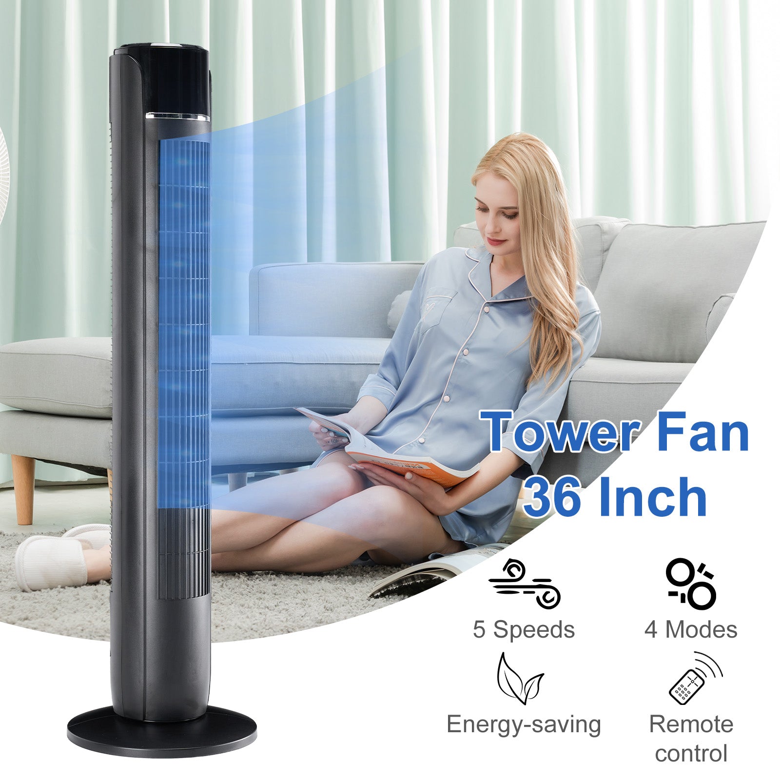 Standing Cooling Fan Women Casual Fashion Everyday Streetwear