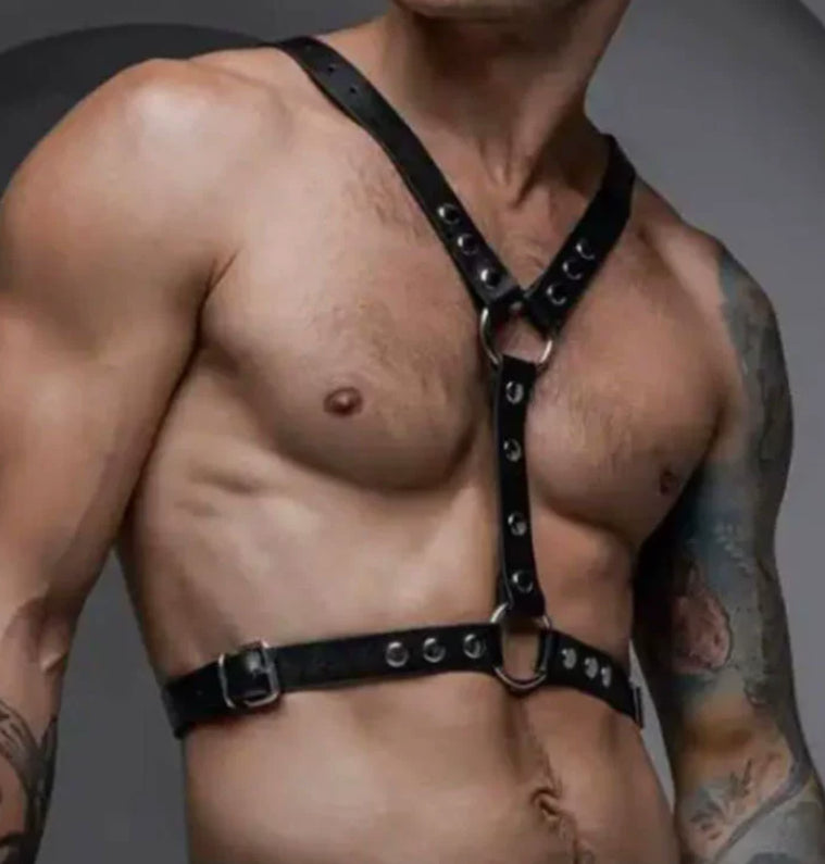 Adult Bondage Training Clothing For Role Play Leather Body Restraints And Bondage Straps