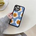 Funda de teléfono de felpa con flores creativa y sencilla