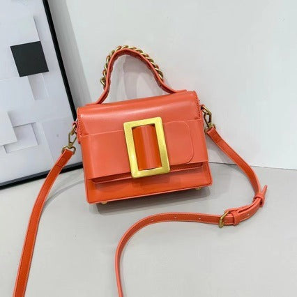 Bolso bandolera elegante de charol de alta gama para mujer