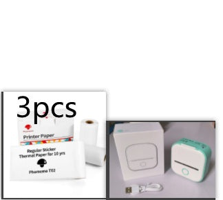 Mini impresora térmica portátil de etiquetas, impresora de fotos para el hogar, impresora de preguntas incorrectas para estudiantes, mini impresora de etiquetas compatible con Bluetooth, etiqueta de precio
