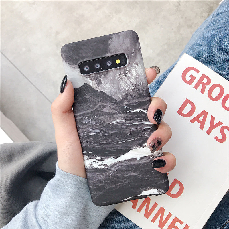 Funda de teléfono de mármol