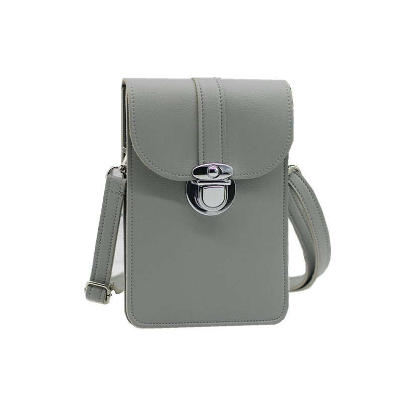 Monedero para teléfono móvil con pantalla táctil