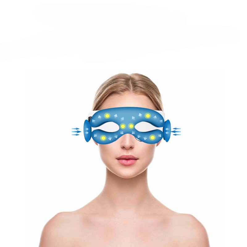 Protector ocular inteligente con música y Bluetooth, compresa caliente, masajeador ocular con vibración