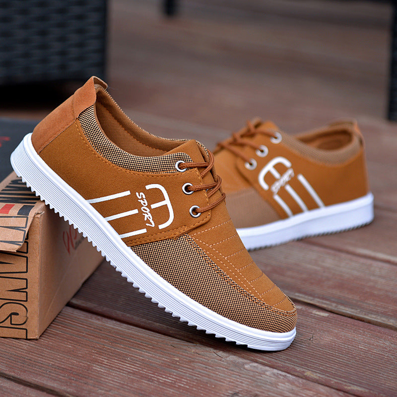 Nuevos zapatos de aire de otoño, zapatos casuales para hombre, zapatillas de deporte, zapatos de moda coreanos sin cordones