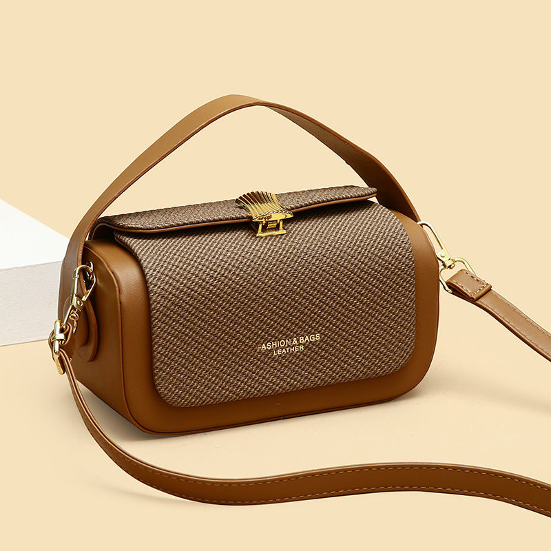Elegante bolso bandolera cuadrado pequeño para mujer
